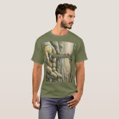 Fantasy Schattigee stenen handbrug T-shirt (Voorkant volledig)