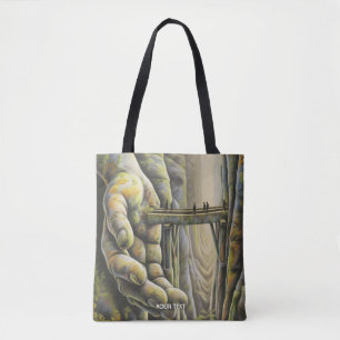 Fantasy Schattigee stenen handbrug Tote Bag