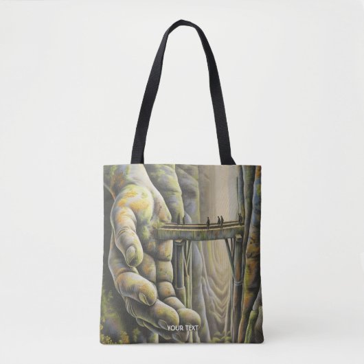 Fantasy Schattigee stenen handbrug Tote Bag (Voorkant)