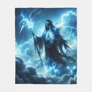 Fantasy Schattigee stormachtige wolkenverlichting Fleece Deken