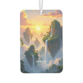 Fantasy Schattigee Sunset Islands Watervallen Luchtverfrisser (Achterkant)