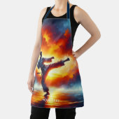 Fantasy Schattigee Sunset Karate Fighter Schort (Insitu)