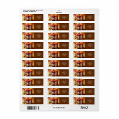 Fantasy Schattigee Sushi kleine kubus Etiket (Full Sheet)
