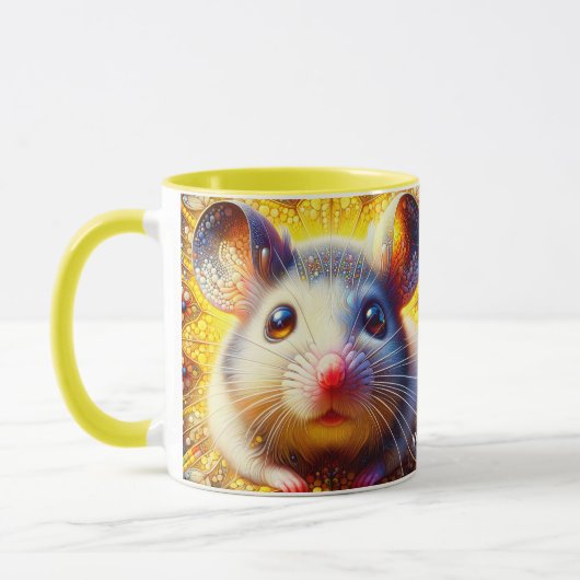 Fantasy Schattigee Sweet Surreal Mice Mok (Links)