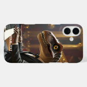 Fantasy Schattigee T-rex spelen piano Case-Mate iPhone Case (Achterkant (horizontaal))
