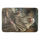 Fantasy Schattigee tovenaar Frying Pan Badmat (Voorkant)