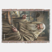 Fantasy Schattigee tovenaar Frying Pan Deken (Voorkant)