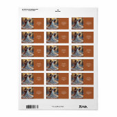 Fantasy Schattigee tovenaar maakt de winter Etiket (Full Sheet)