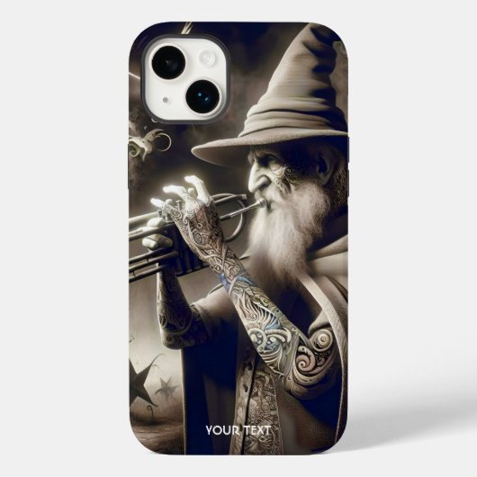 Fantasy Schattigee Tovenaar Trompet Bos Case-Mate iPhone Case (Achterkant)