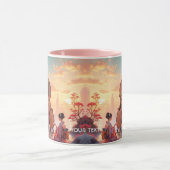 Fantasy Schattigee Viool Meisjes Thee Mok (Midden)