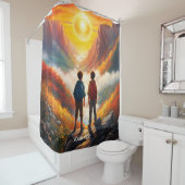 Fantasy Schattigee Vivid Boys Sun River Douchegordijn (In situ)