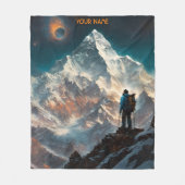 Fantasy Schattigee Vivid Flowers Everest Alpinist Fleece Deken (Voorkant)