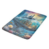 Fantasy Schattigee Vivid Glass Submarine Flowers Badmat (Gekanteld)