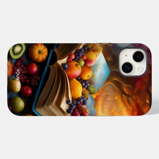 Fantasy Schattigee Vivid Herfst Oogstfestival Case-Mate iPhone Case (Achterkant (horizontaal))