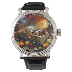 Fantasy Schattigee Vivid Herfst Oogstfestival Horloge