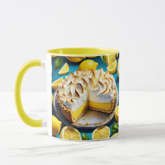 Fantasy Schattigee Vivid Lemon Meringue Pie Mok (Links)
