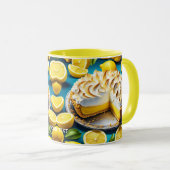 Fantasy Schattigee Vivid Lemon Meringue Pie Mok (Voorkant rechts)