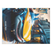 Fantasy Schattigee Vivid Shark Concept Auto Tafelkleed (Voorkant (Horizontaal))