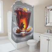 Fantasy Schattigee Vivid Spicy Tea Lemon Douchegordijn (In situ)