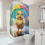 Fantasy Schattigee Vivid Spring Rain Chicken Douchegordijn (In situ)