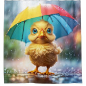 Fantasy Schattigee Vivid Spring Rain Chicken Douchegordijn (Voorkant)