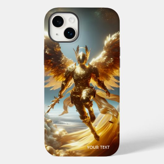 Fantasy Schattigee Vliegende Gevleugelde Krijger Case-Mate iPhone Case (Achterkant)