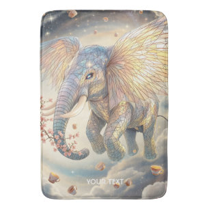Fantasy Schattigee vliegende olifant Sakura Badmat