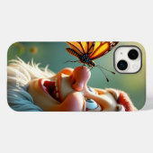 Fantasy Schattigee vlinderneus Case-Mate iPhone Case (Achterkant (horizontaal))