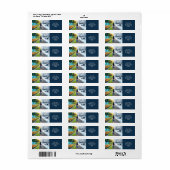 Fantasy Schattigee Winter Zomerweg Etiket (Full Sheet)