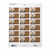 Fantasy Schattigee Witte Kat Vlinders Etiket (Full Sheet)