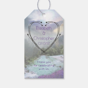 Fantasy Schilderachtig Natuur Landscape Weddenscha Cadeaulabel