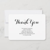 Fantasy Schilderachtig Natuur Landschap Dank je we Bedankkaart (Achterkant)