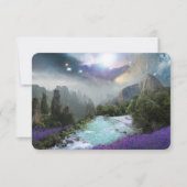 Fantasy Schilderachtig Natuur Landschap Dank je we Bedankkaart (Voorkant)