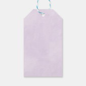 Fantasy Schilderachtig Natuur Landschap Happy Birt Cadeaulabel (Achterkant)