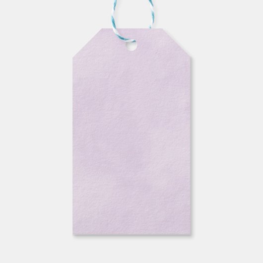 Fantasy Schilderachtig Natuur Landschap Happy Birt Cadeaulabel (Achterkant)