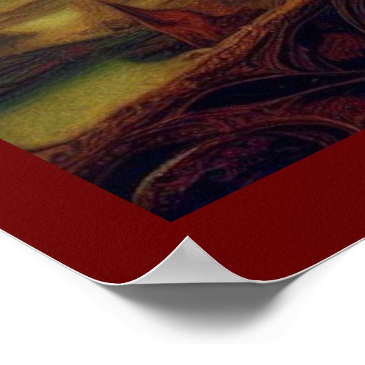 Fantasy Schilderij 10 - Evil Temple Poster (Hoek)