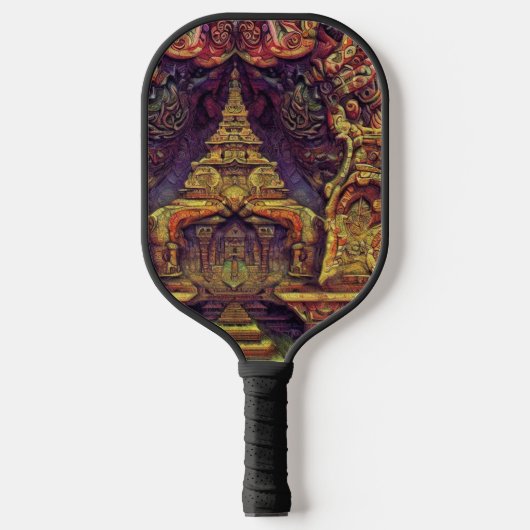 Fantasy schilderij (1) pickleball paddle (Voorkant)