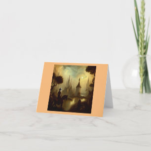 Fantasy Schilderij 8 - Paardrijder Kaart