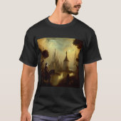 Fantasy Schilderij 8 - Paardrijder T-shirt (Voorkant)