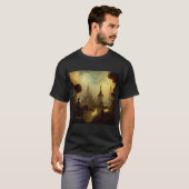 Fantasy Schilderij 8 - Paardrijder T-shirt (Voorkant volledig)