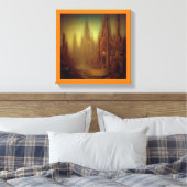 Fantasy Schilderij 9 - Verlaten Stad Canvas Afdruk (Insitu (Slaapkamer))