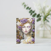 Fantasy Schilderij SciFi Exquise Delicate Gold en Visitekaartje (Staand voorkant)