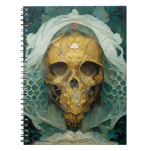 Fantasy Sci-Fi van de Drone Bee Skull Notitieboek