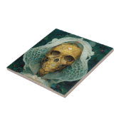 Fantasy Sci-Fi van de Drone Bee Skull Tegeltje (Zijkant)