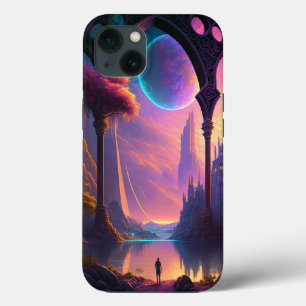 Fantasy Science Fiction Landscape Case-Mate iPhone Case