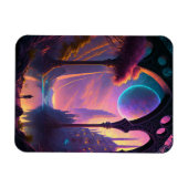 Fantasy Science Fiction Landscape Magneet (Horizontaal)