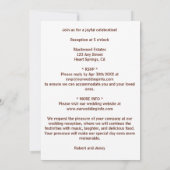 Fantasy Scroll bruiloft uitnodiging (Achterkant)