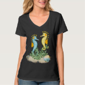 Fantasy Seahorse en Bling T-shirt (Voorkant)