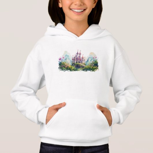 Fantasy serie Meisje's Pullover Hoodie (Voorkant)