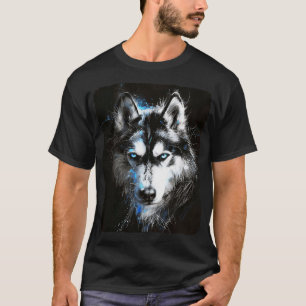 Fantasy Siberische Husky Wolf Hond Mooie Wolf T-shirt